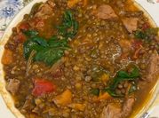 Una foto de salsa curry