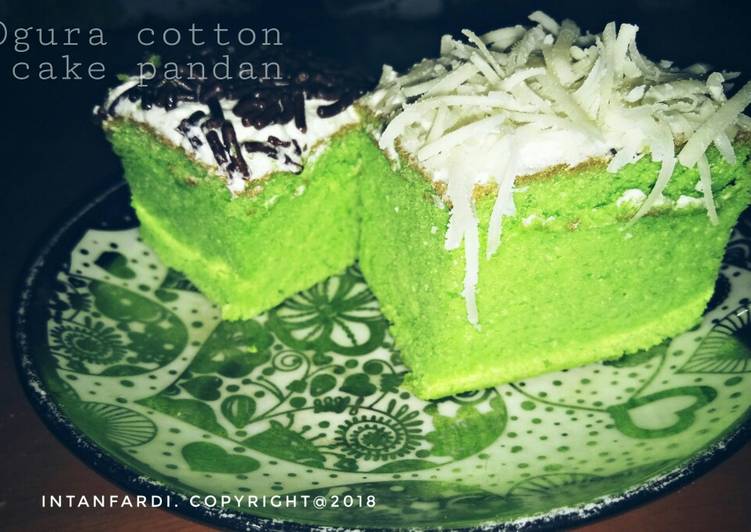 Anti Ribet, Memasak Pandan Ogura cotton cake enak terbaru