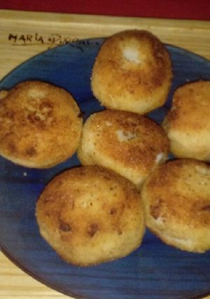 Una foto de Bombas de Patatas rellenas de carne molida