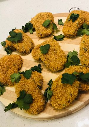 A picture of Cheesy Chicken Russian Cutlets.