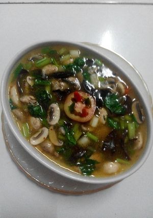 Foto resep Capcay kuah ayam jamur