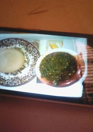 A picture of Edikang ikong soup.