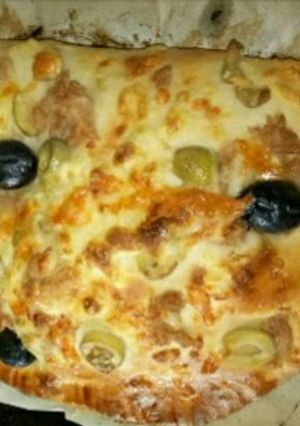 Une photo de Pizza soufflé