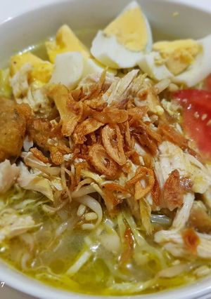 Foto resep Soto Lamongan + Perkedel