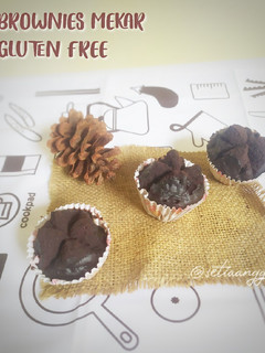 Foto resep Brownies Kukus Mekar - Gluten Free (eggless)