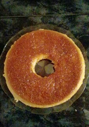 Una foto de BUDIN DE PAN con dulce de leche 😋 😍