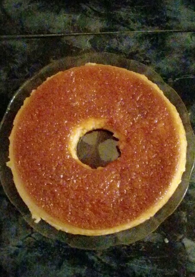 Una foto de BUDIN DE PAN con dulce de leche 😋 😍