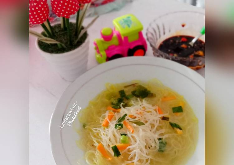 Resep 🌈Bihun Goreng Kuah Soto🌈 Lezat