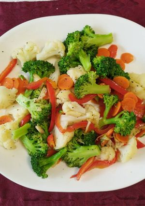 熱鍋快炒彩蔬 的食譜成品照片