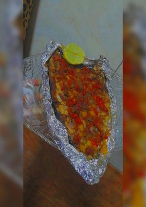 صورة لوصفة سمك سنجارى 🤤