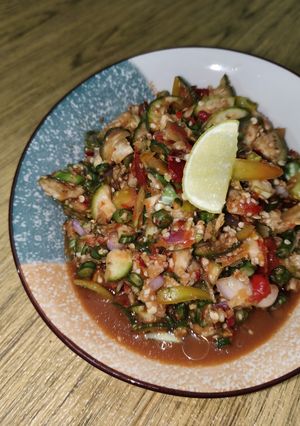 Foto resep 🟨Beberuk Terong ▶️ Raw Eggplant Salad🟥
