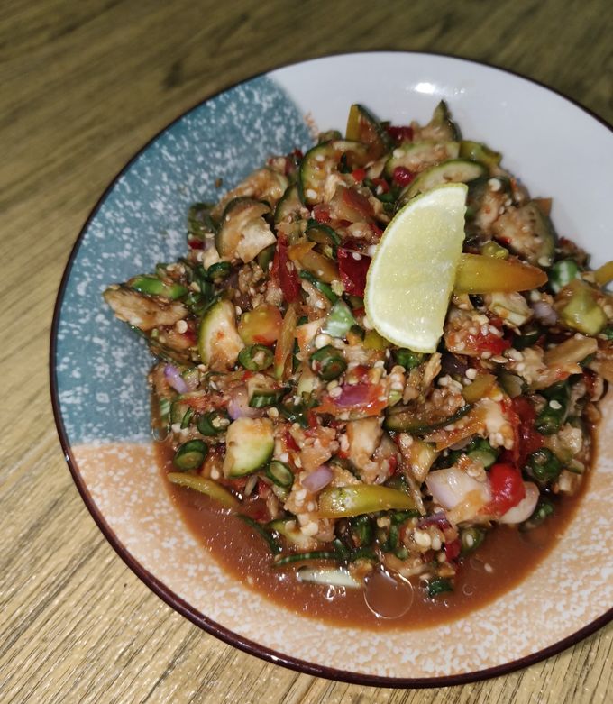 Foto resep 🟨Beberuk Terong ▶️ Raw Eggplant Salad🟥