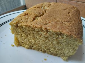 Una foto de Panqué🥧 de maíz🌽y crema🥰🍯🍮