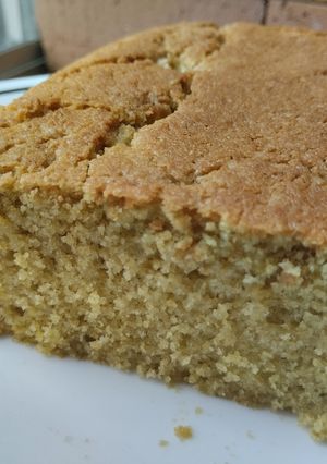 Una foto de Panqué🥧 de maíz🌽y crema🥰🍯🍮