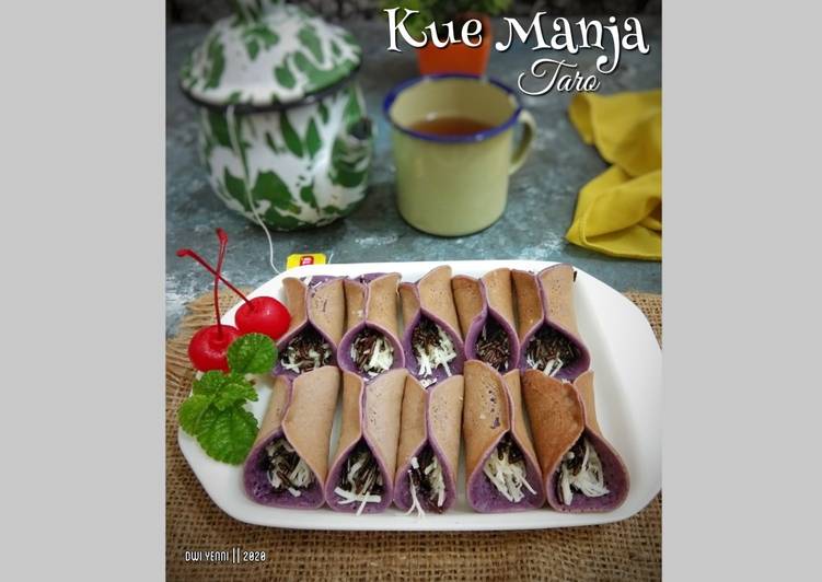 Resep 111. KUE MANJA TARO, Lezat Sekali