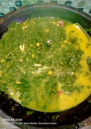 Foto resep Gulai daun ubi tumbuk