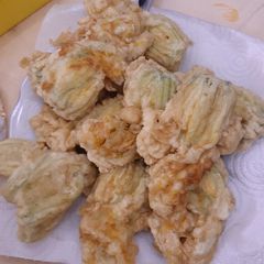 A picture of Courgette Flowers by Ledia/ Fiori di Zucca da Ledia.