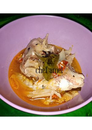 Foto resep Asam pedas kepala ikan Tilapia