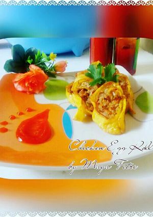 Foto resep Chicken egg roll