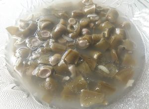 صورة لوصفة يخني الفول الأخضر