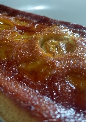 Una foto de Budín de banana acaramelada