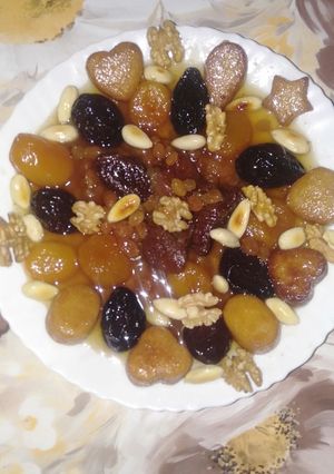 صورة لوصفة طاجين اللحم الحلو