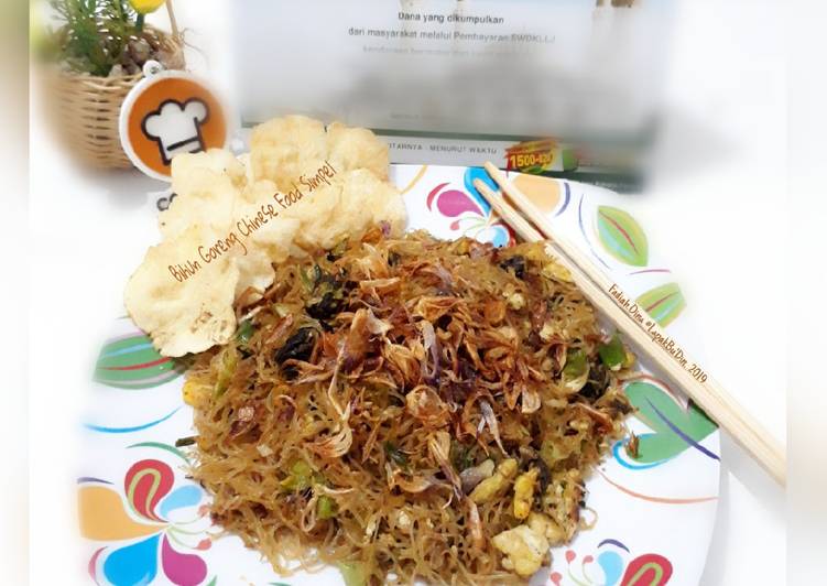 Bihun Goreng Chinese Food Simpel