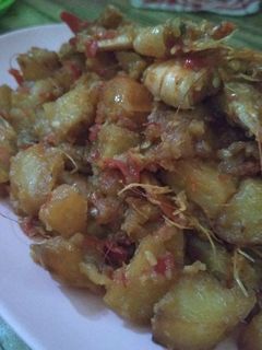 Foto resep Sambal goreng kentang udang
