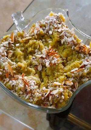 A picture of Pumpkin Halwa.