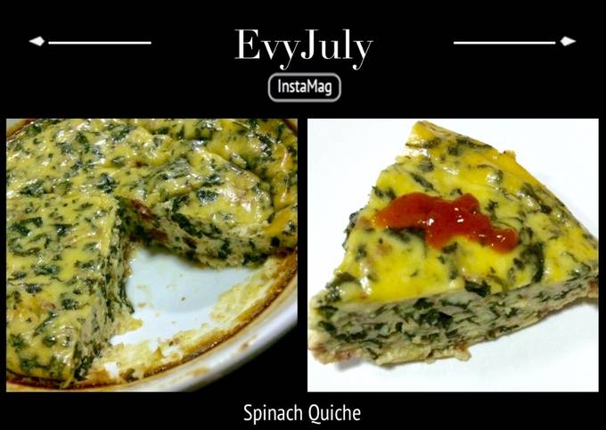 Spinach Cheese Quiche