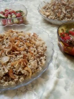 صورة لوصفة مجدرة برغل سوري