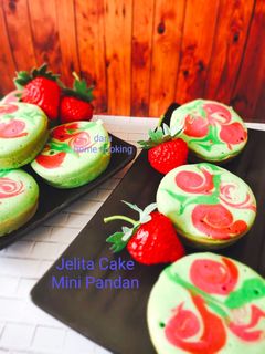 Foto resep Jelita Cake Mini Pandan