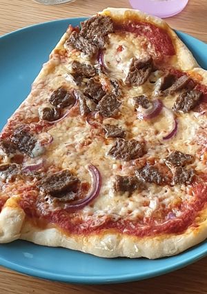 A picture of Homemade pizza.