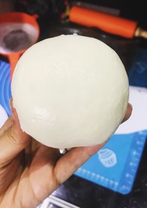 Hình của món Bánh bao chay hokkaido.