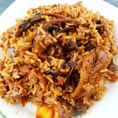 A picture of Emergency jollof rice.