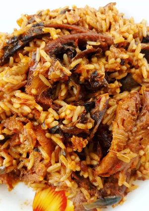 A picture of Emergency jollof rice.