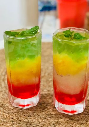 Foto resep Es Pelangi 🌈