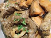 Una foto de ossobuco romero