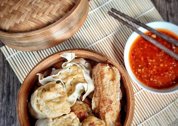 Resep Dimsum Ikan Sayuran Oleh Ambarshaf Cookpad