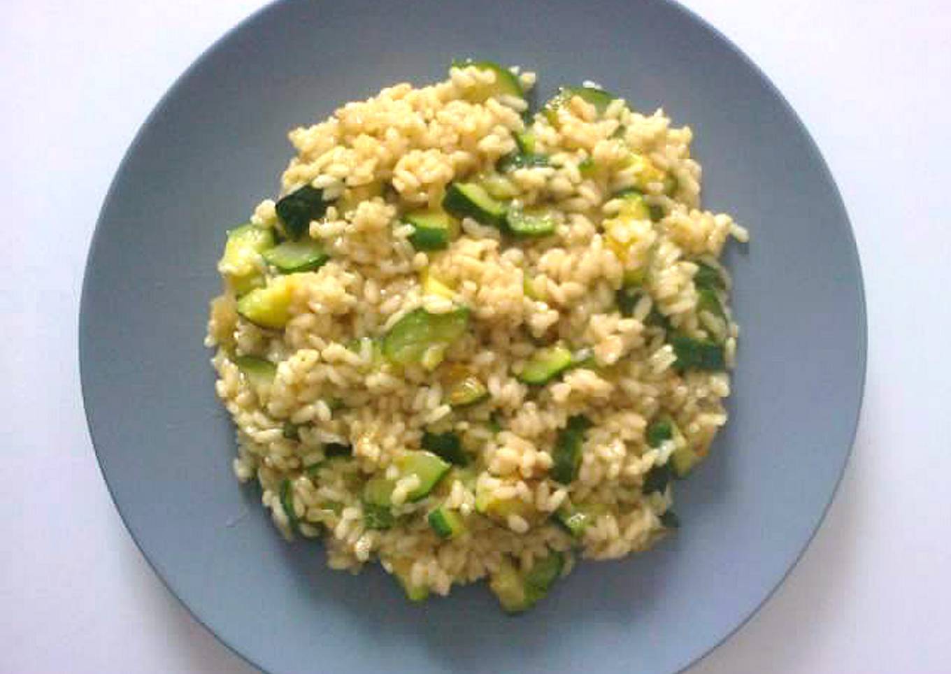 Risotto with zucchini