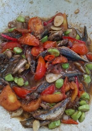 Foto resep Asam manis ikan asin layang