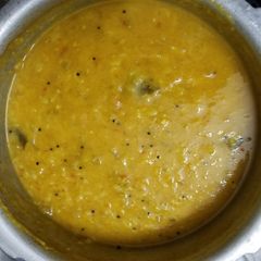 A picture of Banana Stem Dal.