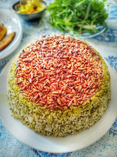 عکسی از دستور تهدیگ تخمه آفتابگردان