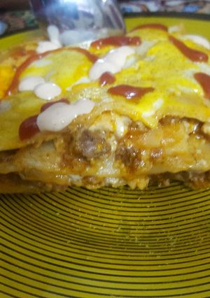 عکسی از دستور لازانیا تابه ای
