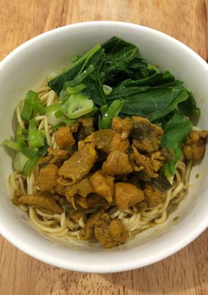 Foto resep Mie ayam kampung simple