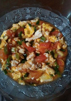 Foto resep Tomat telur simple