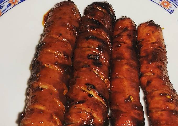 Resep Sosis Bakar Pedas Oleh Ai Namina Cookpad