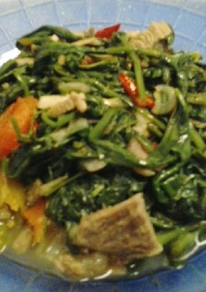 Foto resep Tumis Kangkung Daging Sapi