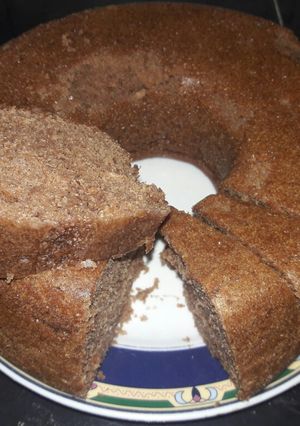 Una foto de Budín de chocolate geniales para la merienda❤