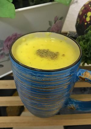 صورة لوصفة حليب الكسترد (مشروب شتوي)